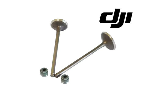 DJI Agras exhaust valve set: two bronze stems with base collars and small fittings