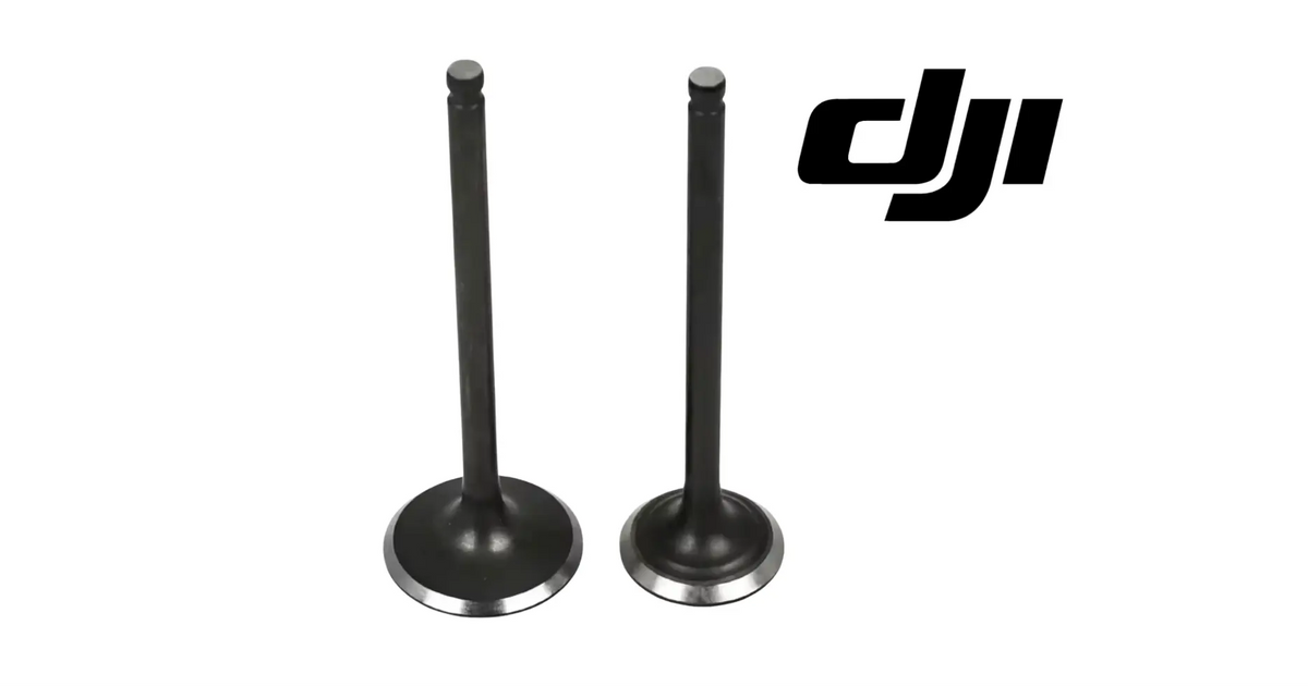 Metal intake valve with round base, two-stem pair, DJI OEM