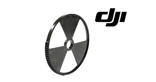 DJI T50 replacement gear wheel, dark gray with three-spoke cutouts