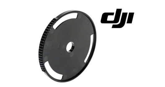 DJI T50 replacement gear wheel, black with toothed edge and central hole