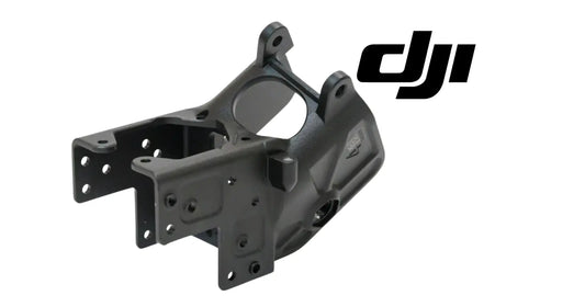 DJI Agras T50 aircraft arm connector, black bracket with mounting holes