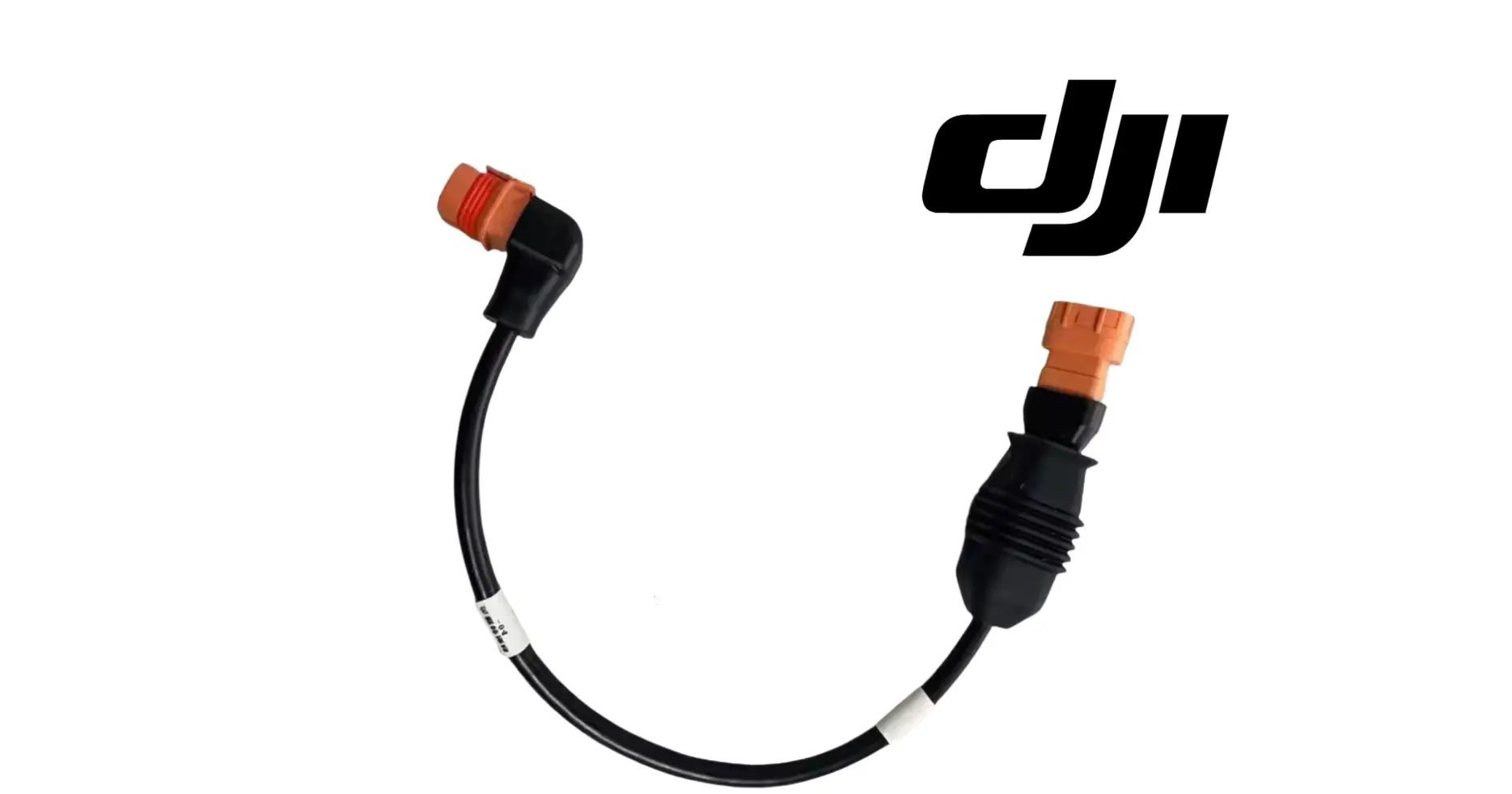 DJI Agras adaptive spraying cable with two orange-tipped connectors and black loop