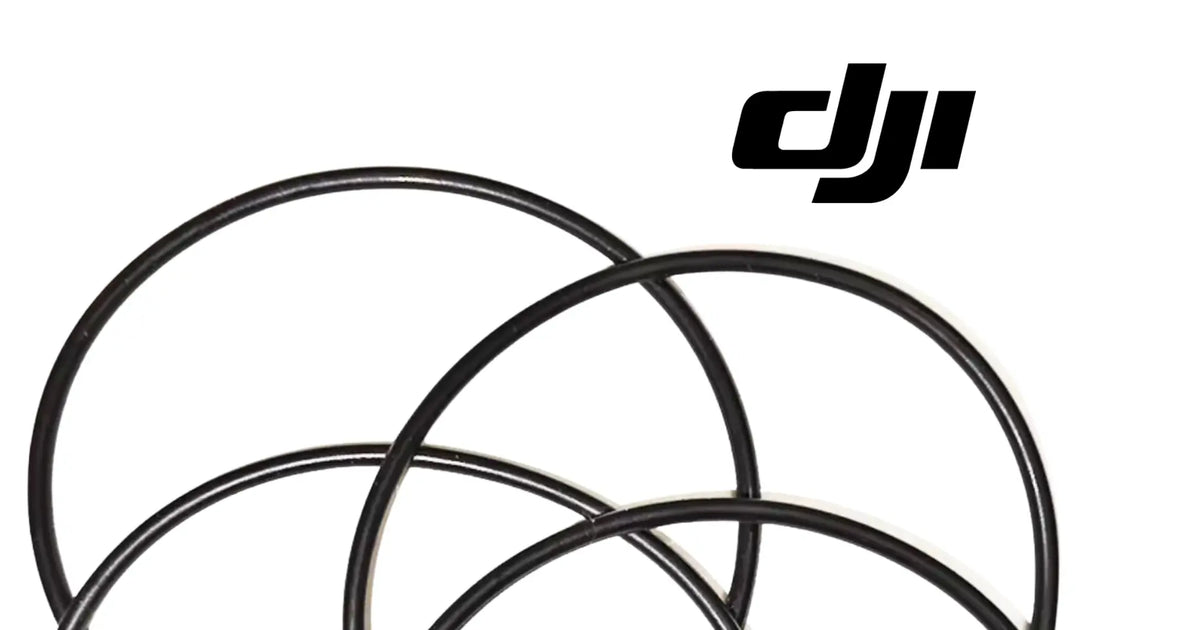 DJI Agras T50 impeller pump sealing rings, multiple black O-rings overlapping
