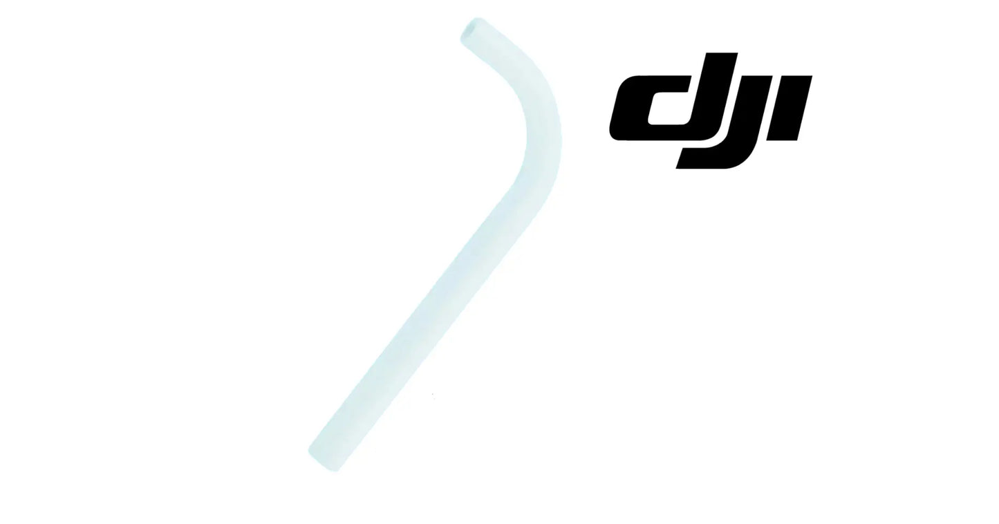 DJI water inlet flow meter hose set, pale blue L-shaped tube segment