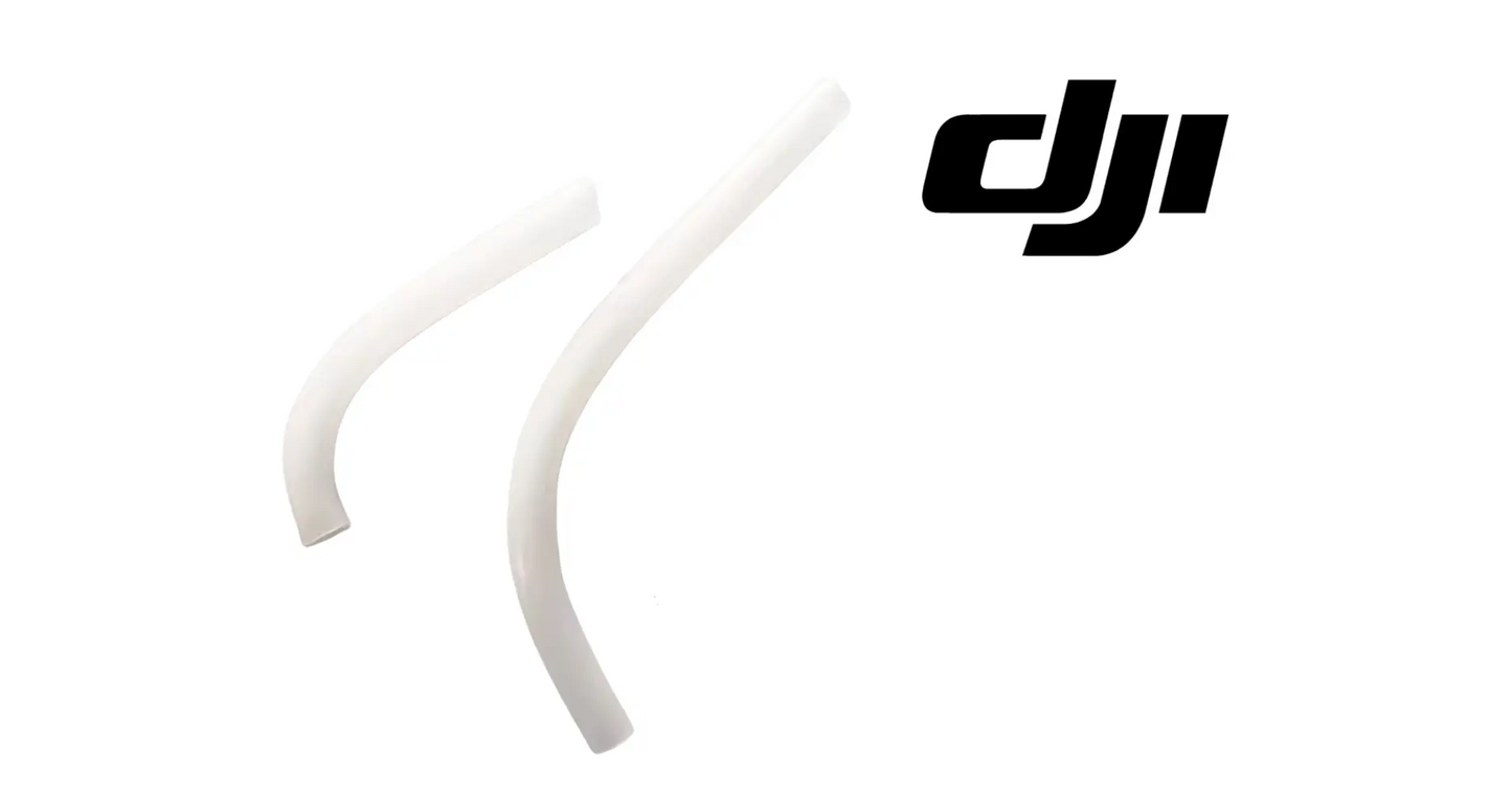 DJI water inlet flow meter hose set, pale white multi-curve hose pieces