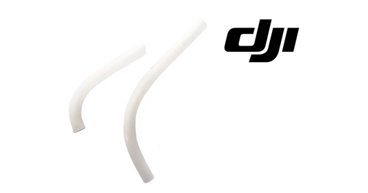 DJI water inlet flow meter hose set, pale white multi-curve hose pieces