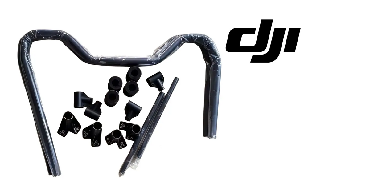 DJI Agras T20P landing gear set with curved support bars and mounting hardware