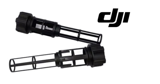 DJI Agras quick-release filter with black end caps and cylindrical frame