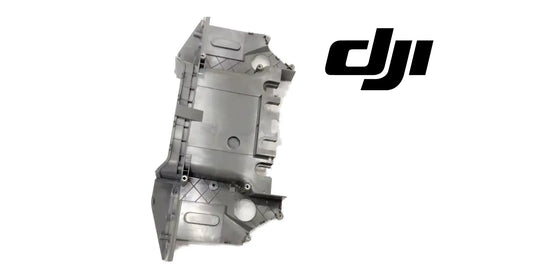 Rear shell bottom plate for DJI Agras T50, light gray metal side housing