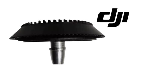 DJI centrifugal spray disc, black housing with center nozzle stem