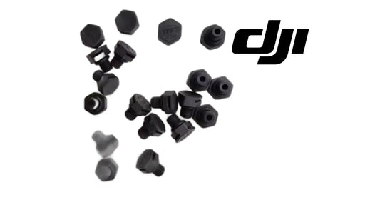 DJI Agras T50 OEM vent valve fittings, black hex nuts and couplers