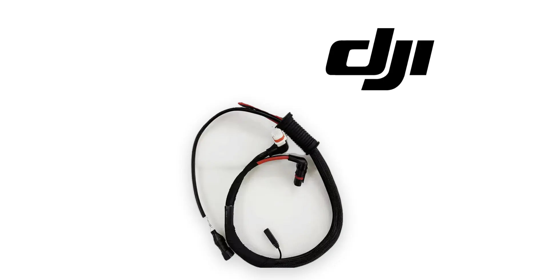 DJI Agras arm ESC composite cable harness with black wiring and two connectors