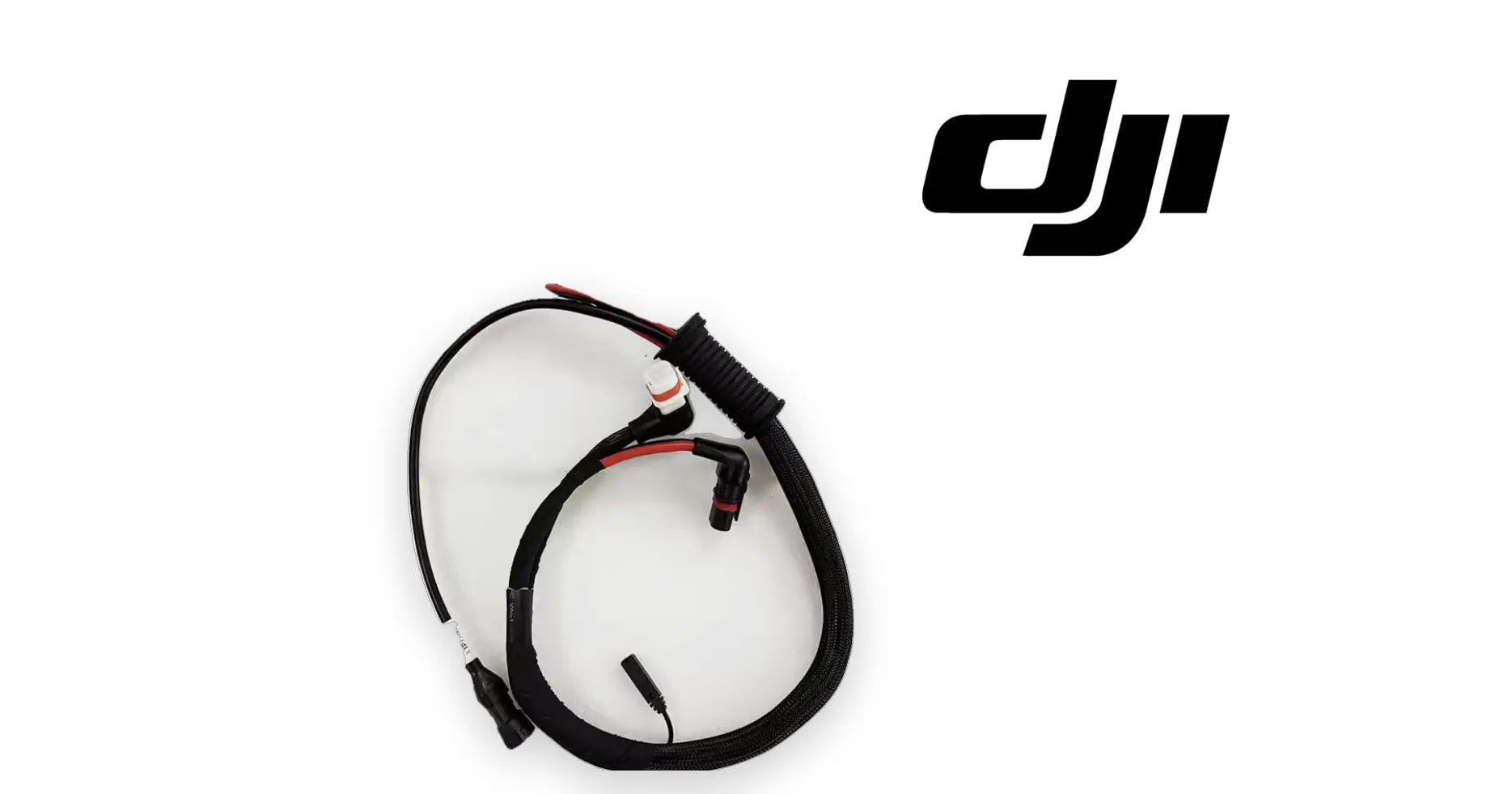 DJI Agras arm ESC composite cable harness with black connectors and bundled leads