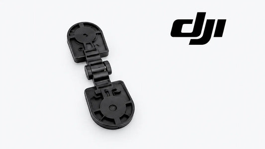 DJI T70P propeller paddle clamp, black plastic with hinge and latch