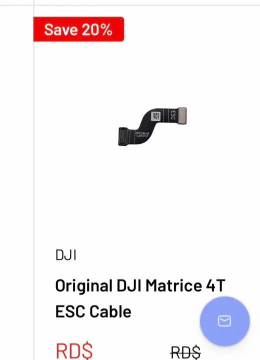 Supplier reference for original DJI Matrice 4T ESC Cable