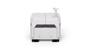 DJI Dock 2 docking station rear view with central antenna
