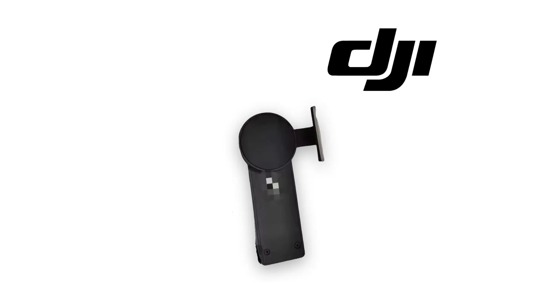 DJI mobile holder for RTK, black bracket with circular mount
